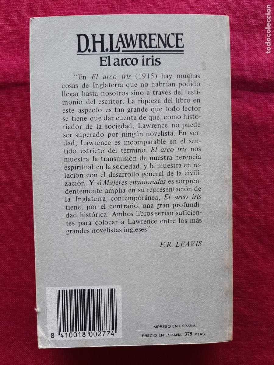 Libros de segunda mano: El arco iris - Lawrence, D. H. - Foto 2