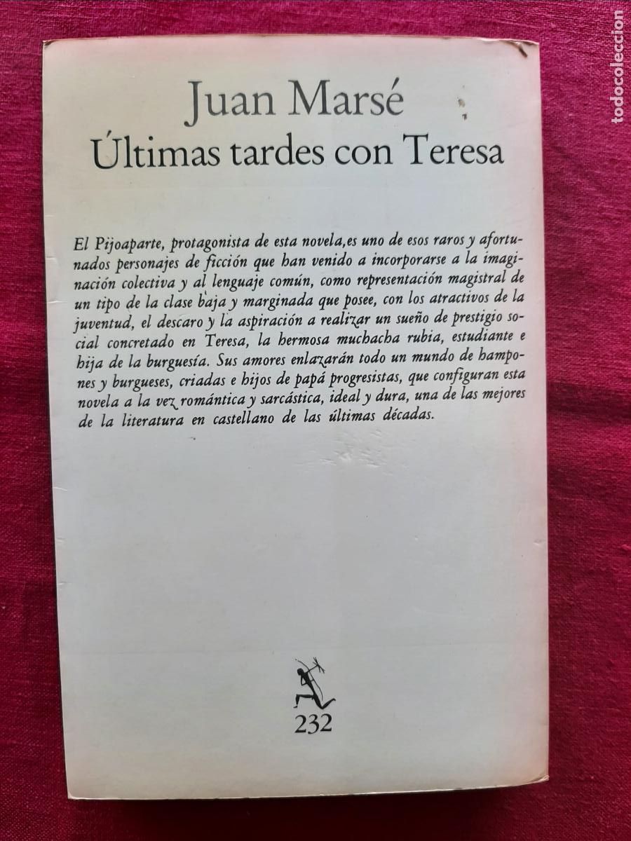 Libros de segunda mano: &Uacute;ltimas tardes con Teresa - Mars&eacute;, Juan - Foto 2