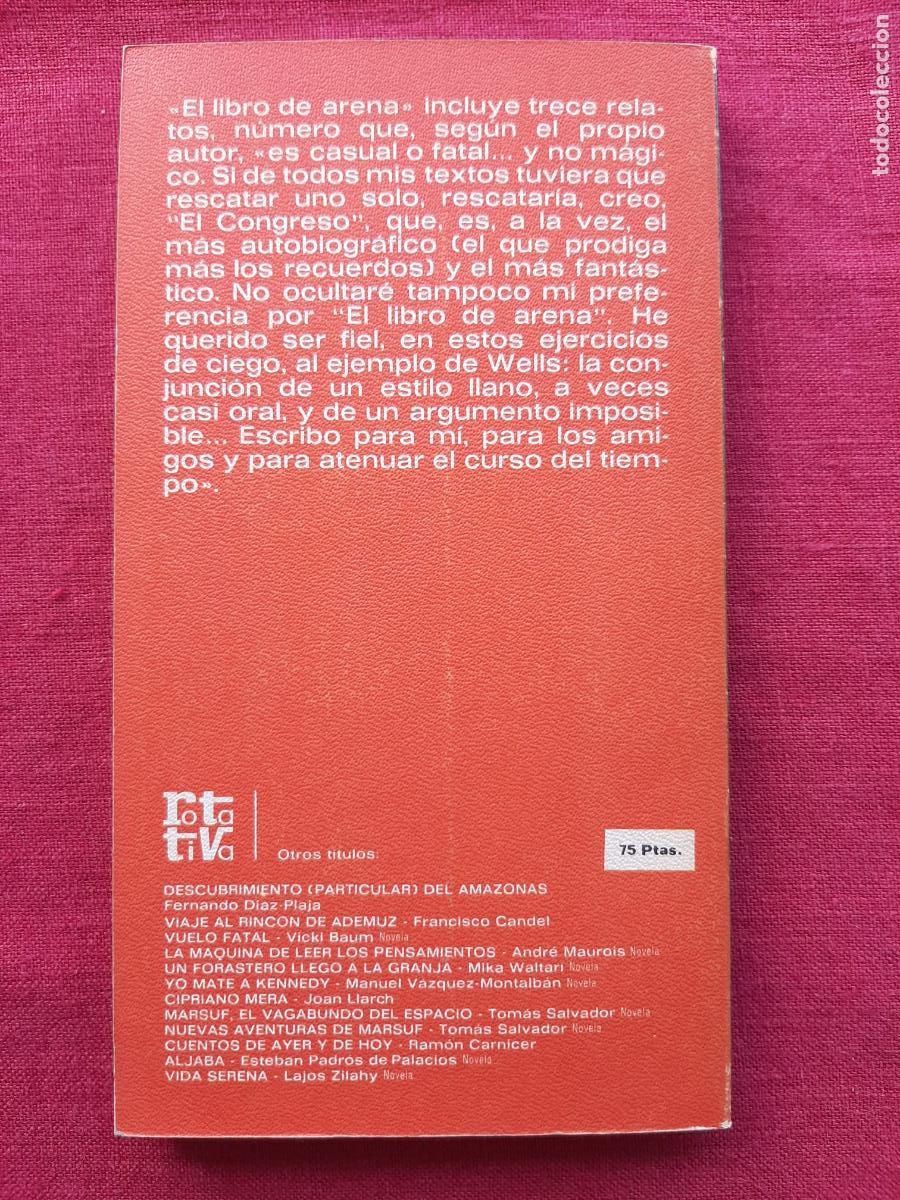 Libros de segunda mano: El libro de arena - Borges, Jorge Luis - Foto 2