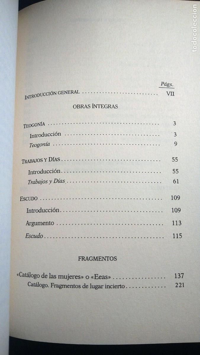 Libros de segunda mano: HES&Iacute;ODO - TEOGON&Iacute;A (ED. GREDOS) - Foto 4