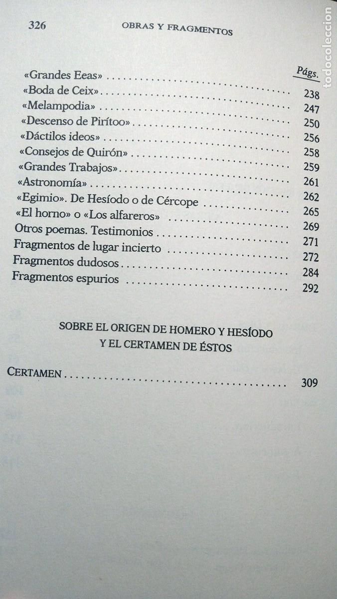 Libros de segunda mano: HES&Iacute;ODO - TEOGON&Iacute;A (ED. GREDOS) - Foto 5