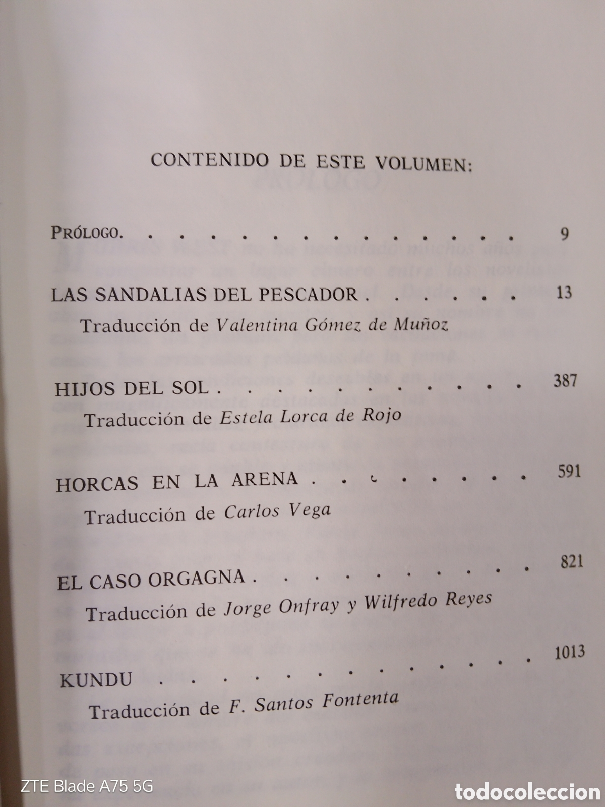 Libros de segunda mano: Obras selectas. Tomo I. Morris West - Foto 2
