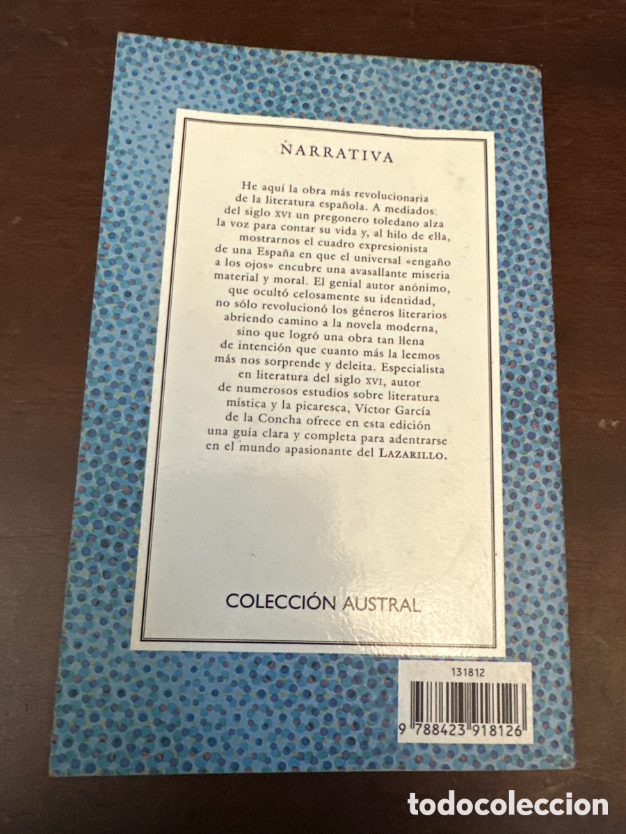 Libros de segunda mano: LAZARILLO DE TORMES / ED VICTOR GARCIA / AUSTRAL - Foto 7