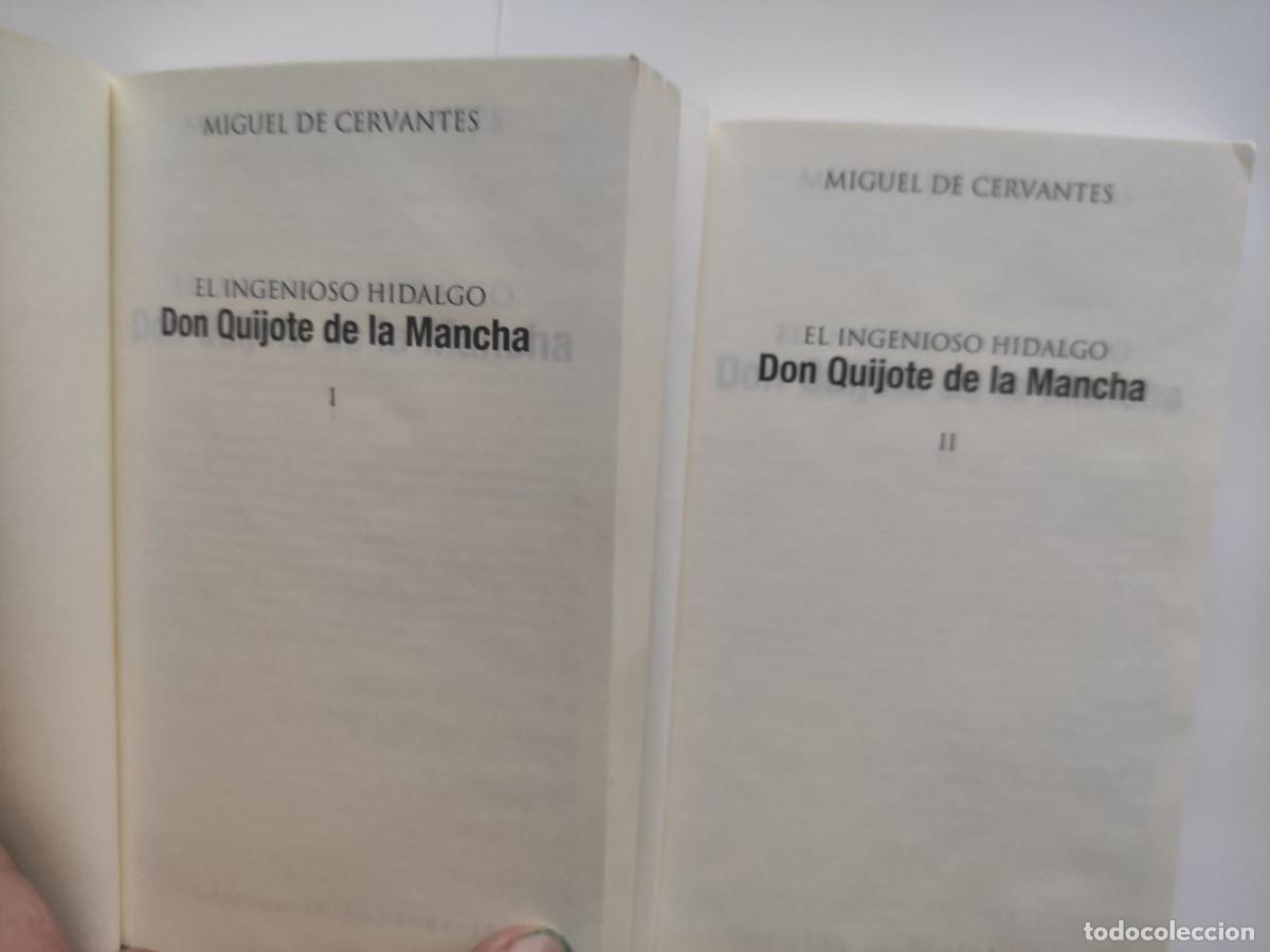 Libros de segunda mano: Don Quijote de la mancha Tomo 1 Y 2 - Foto 2