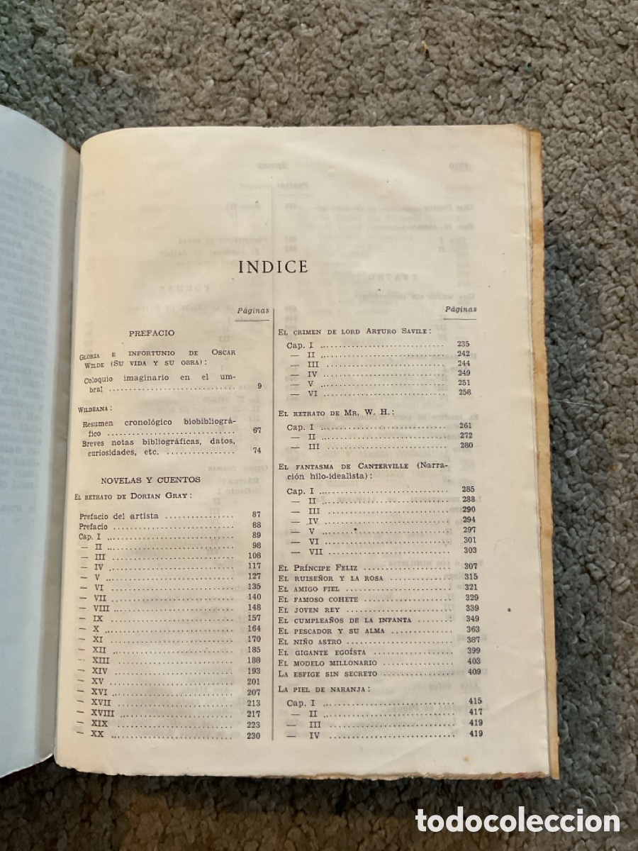 Libros de segunda mano: Obras completas Wilde / Aguilar 1951 - Foto 6