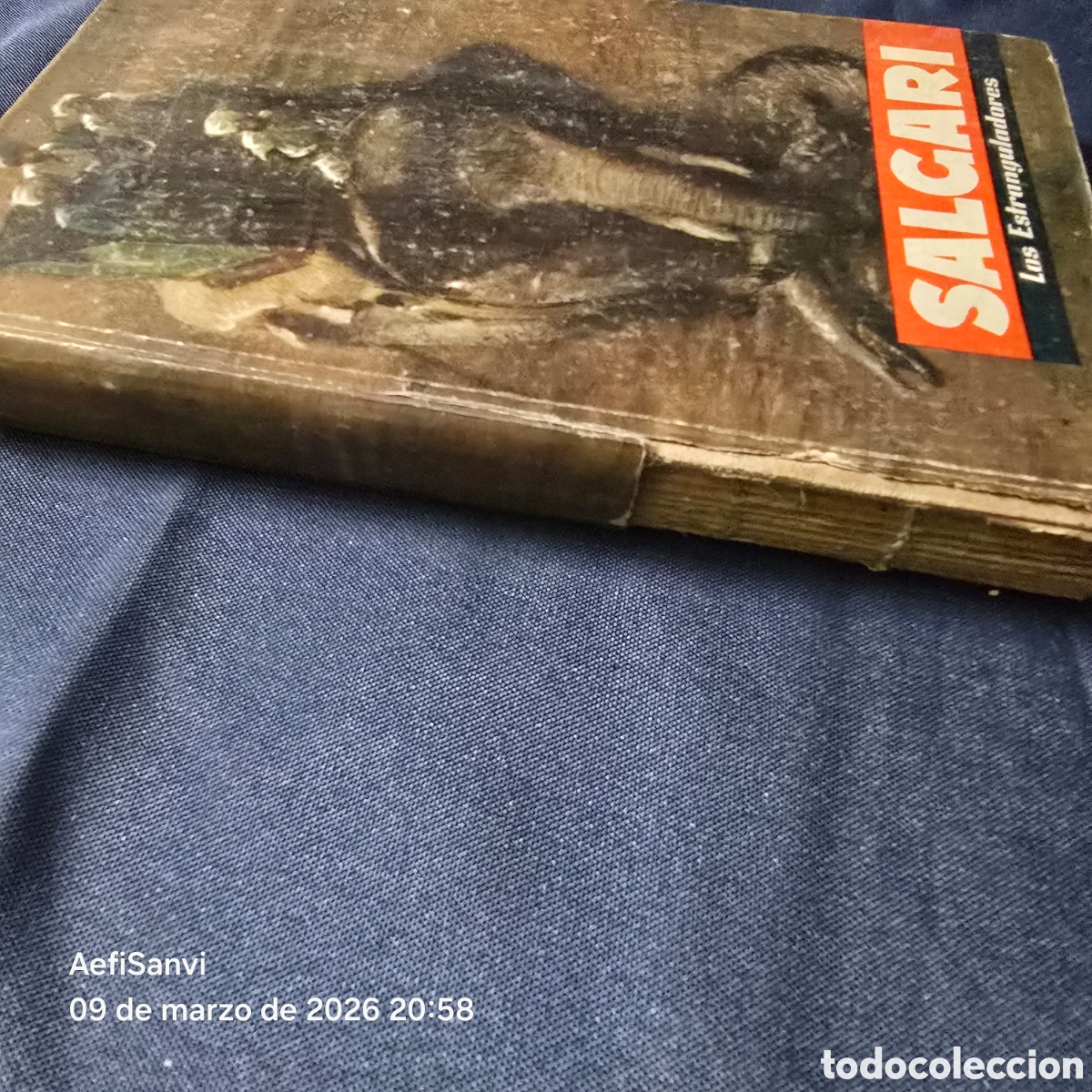 Libros de segunda mano: LOS ESTRANGULADORES (EMILIO SALGARI) (MOLINO) - Foto 2