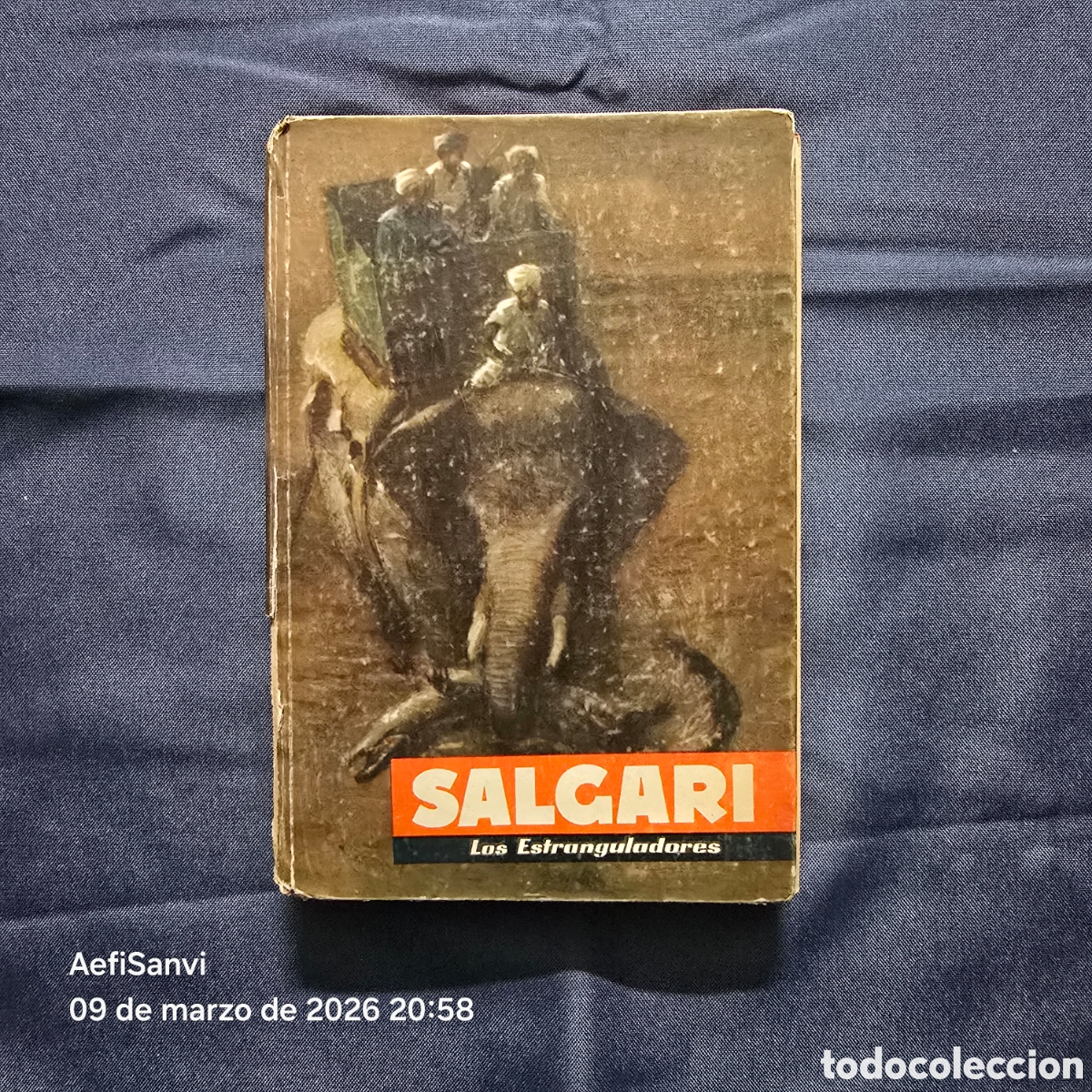 Libros de segunda mano: LOS ESTRANGULADORES (EMILIO SALGARI) (MOLINO) - Foto 1