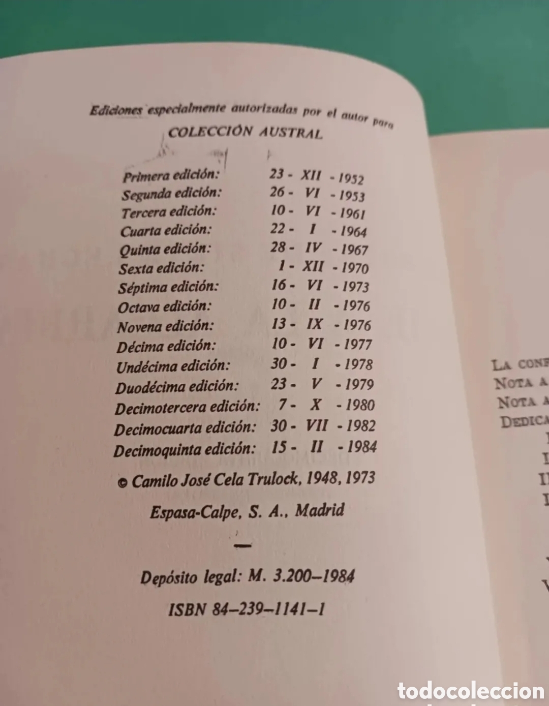 Libros de segunda mano: Libro Camilo Jos&eacute; Cela / Viaje a la Alcarria - Foto 2