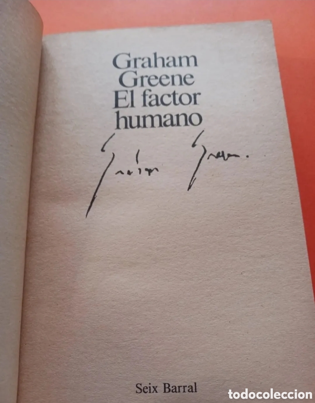 Libros de segunda mano: Libro, El factor humano. Graham Green. - Foto 3