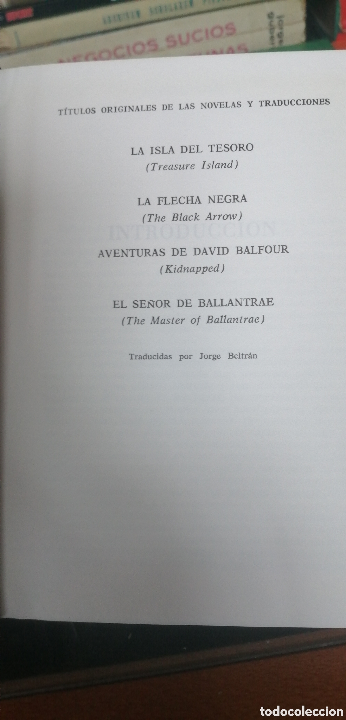 Libros de segunda mano: Obras Selectas de Robert Louis Stevenson Carroggio 1976 - Foto 6