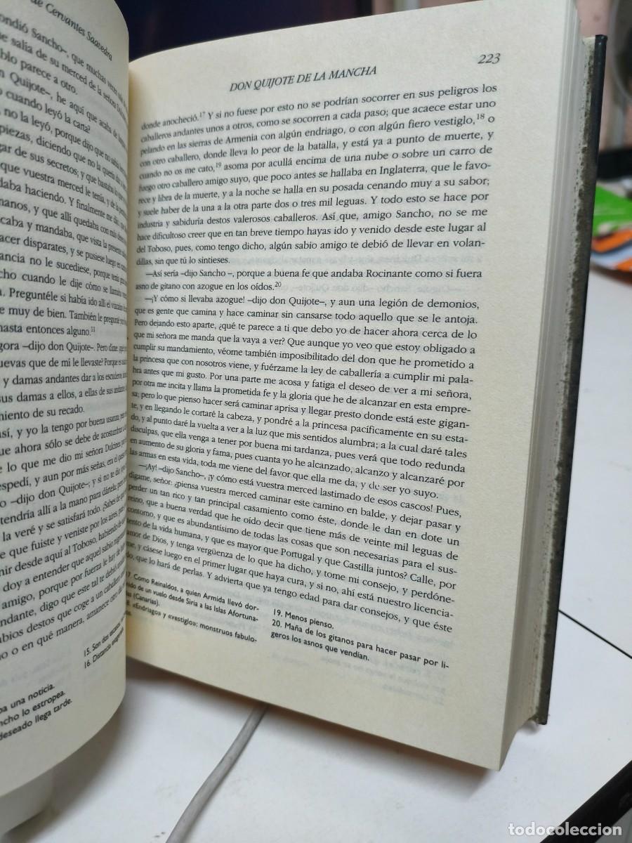 Libros de segunda mano: Don Quijote de la Mancha editorial &oacute;ptima. - Foto 2