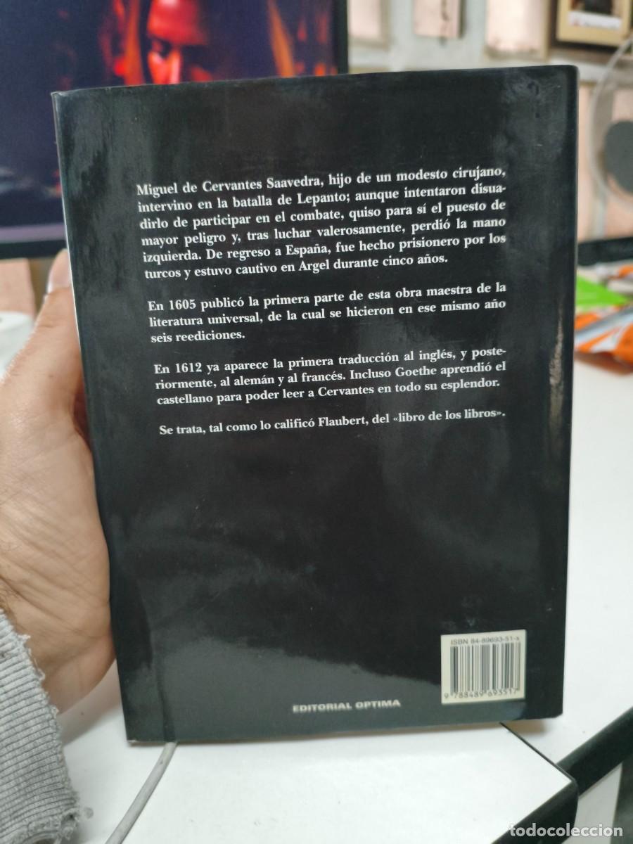 Libros de segunda mano: Don Quijote de la Mancha editorial &oacute;ptima. - Foto 4