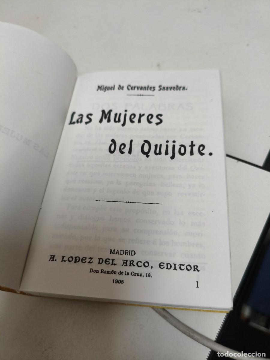Libros de segunda mano: Las mujeres del quijote. Cervantes. Arco. Facsimil. - Foto 2