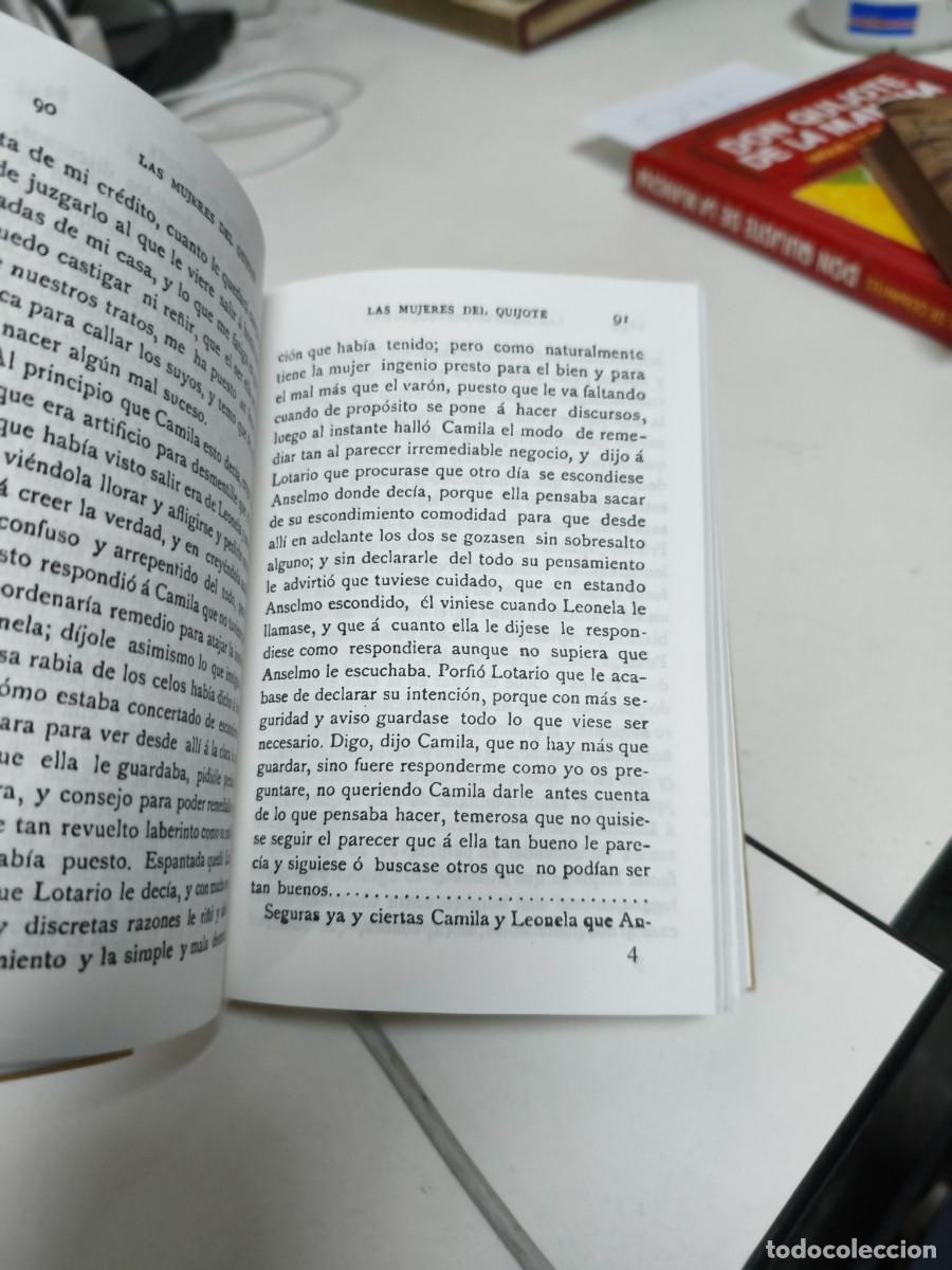 Libros de segunda mano: Las mujeres del quijote. Cervantes. Arco. Facsimil. - Foto 3