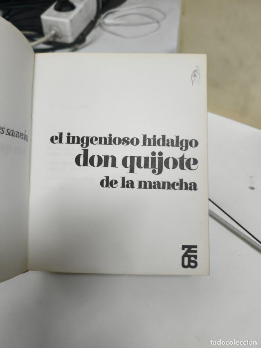 Libros de segunda mano: DON QUIJOTE DE LA MANCHA - DOS TOMOS (ZEUS, 1968) - Foto 3