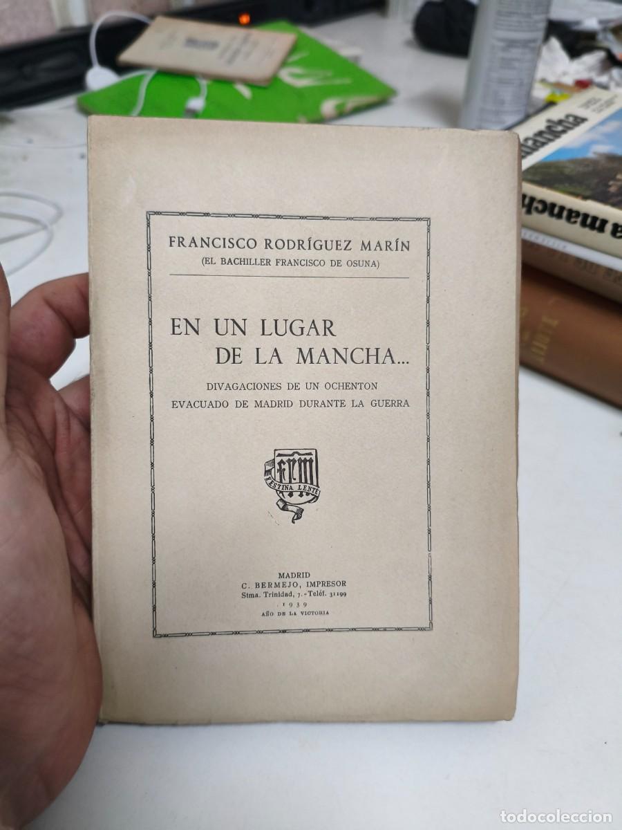 Libros de segunda mano: EN UN LUGAR DE LA MANCHA FRANCISCO RODRIGUEZ MARIN - Foto 1