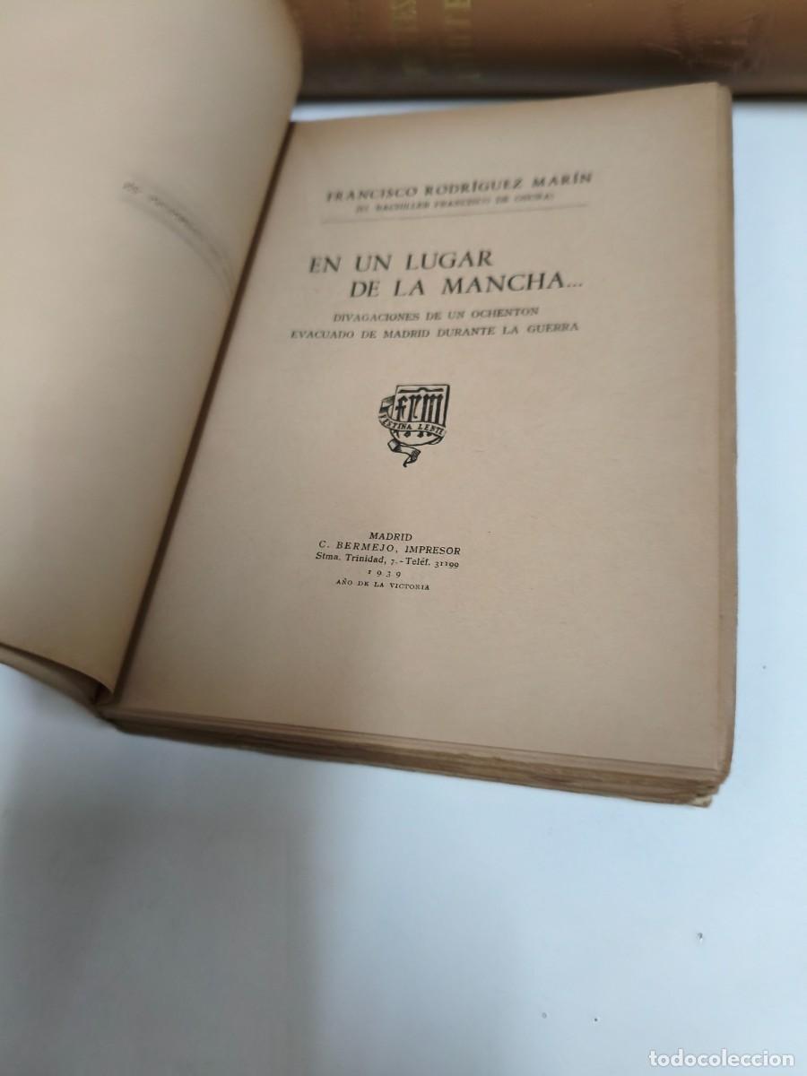 Libros de segunda mano: EN UN LUGAR DE LA MANCHA FRANCISCO RODRIGUEZ MARIN - Foto 3