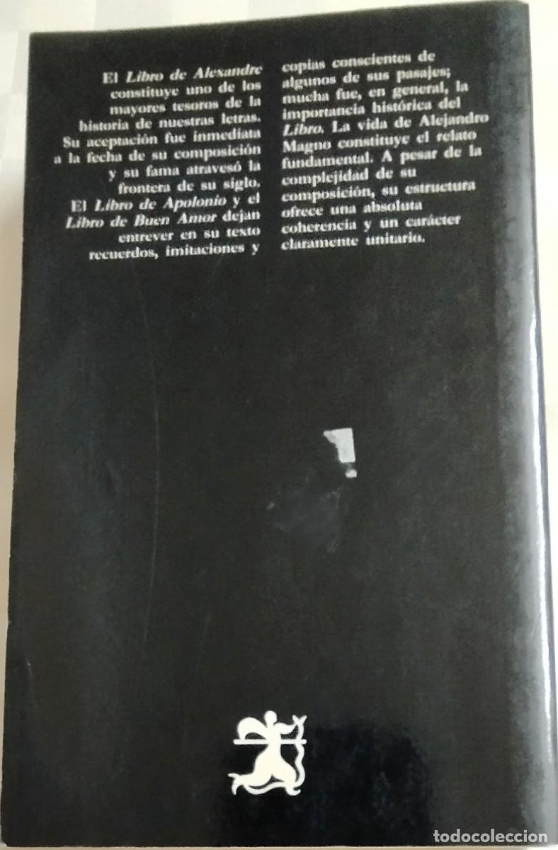 Libros de segunda mano: Novela: Libro de Alexandre, C&aacute;tedra 1988 - Foto 8