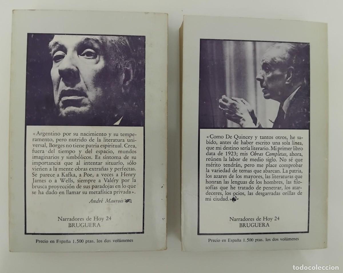 Libros de segunda mano: Prosa completa - Jorge Luis Borges (2 vols.) - Foto 2