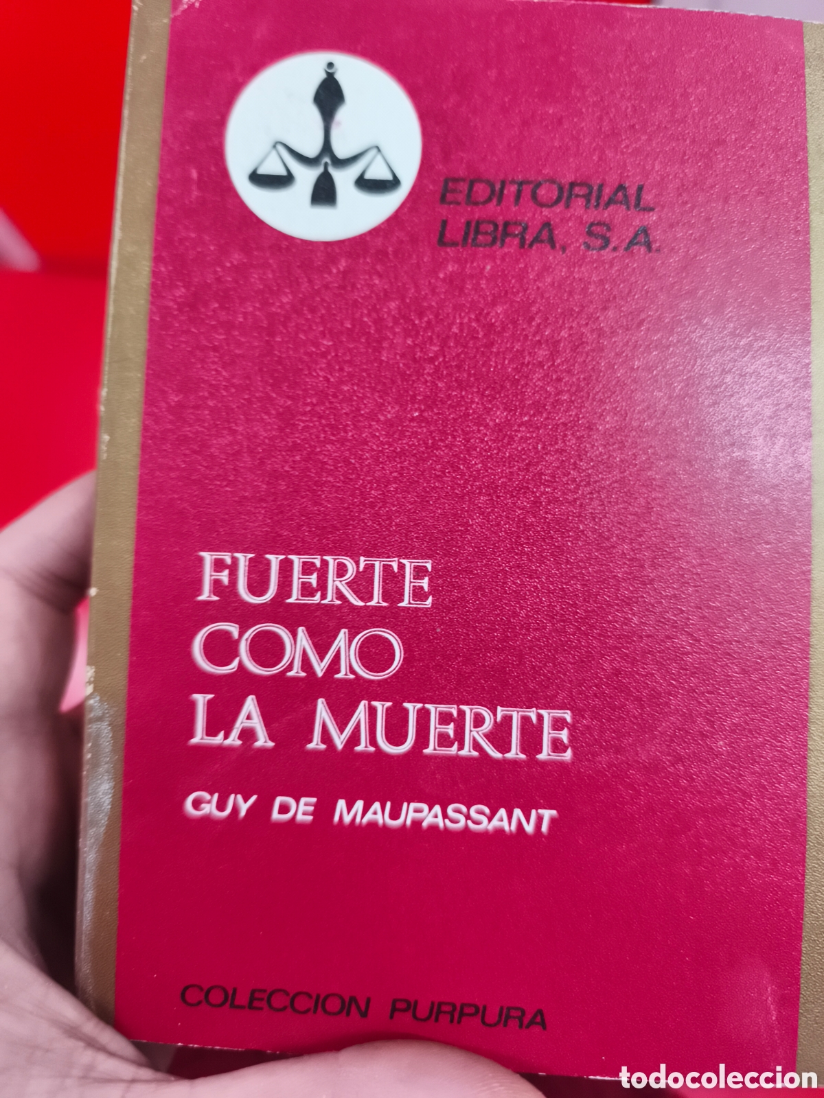Libros de segunda mano: Fuerte como la muerte Guy de Maupaassant - Foto 1