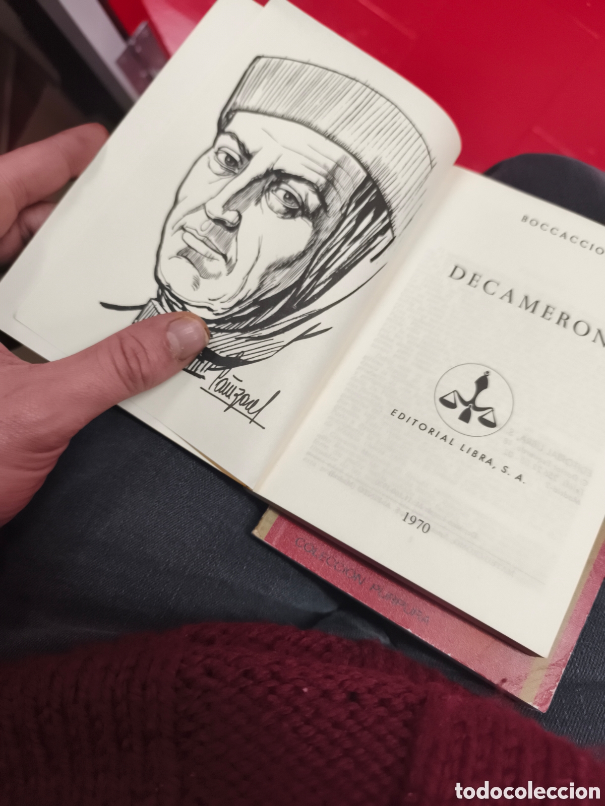 Libros de segunda mano: Decameron Boccaccio editorial libra - Foto 2