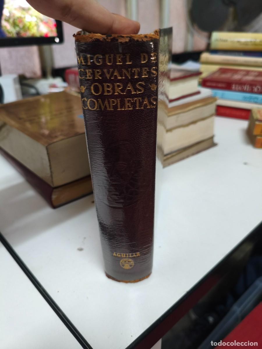 Libros de segunda mano: MIGUEL DE CERVANTES SAAVEDRA-OBRAS COMPLETAS- AGUILAR-1960