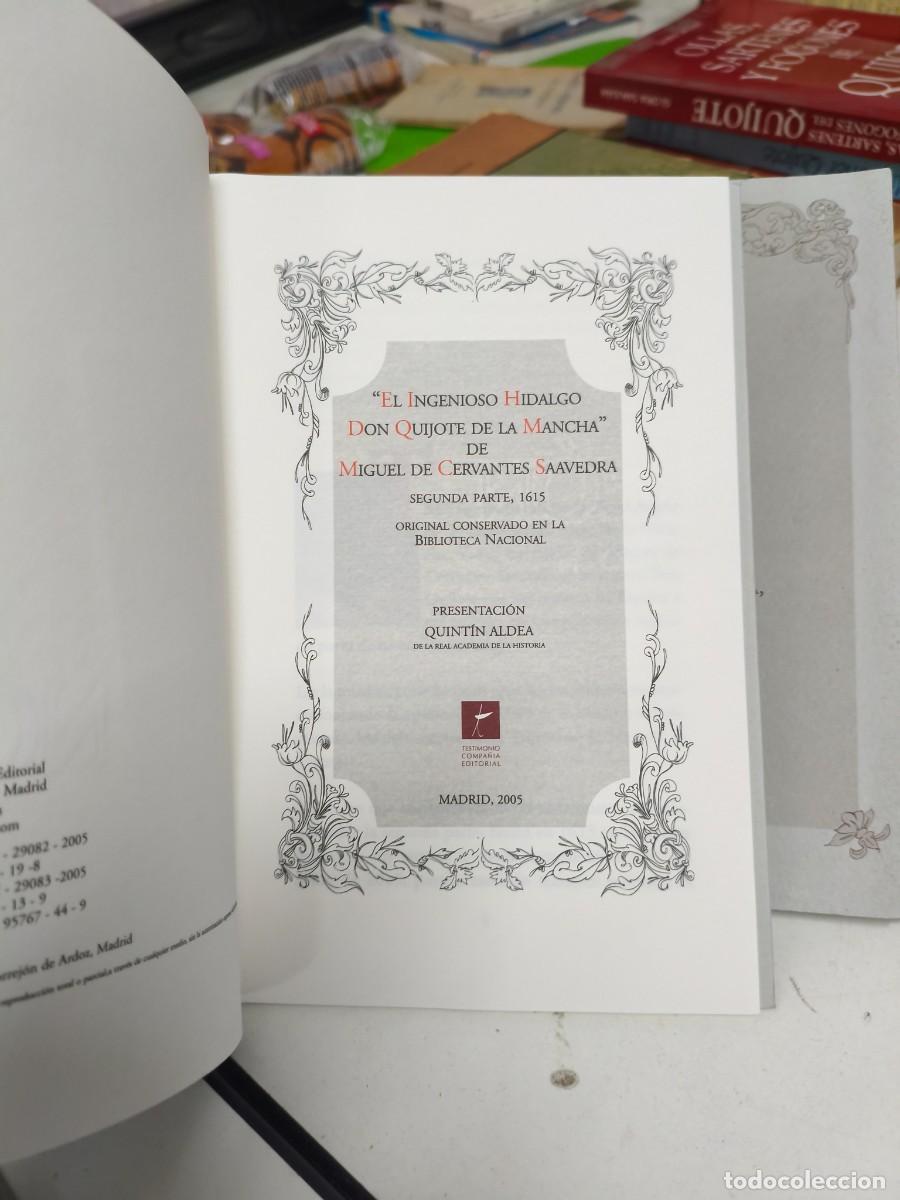 Libros de segunda mano: QUIJOTE DE LA MANCHA QUINTIN ALDEA - Foto 2