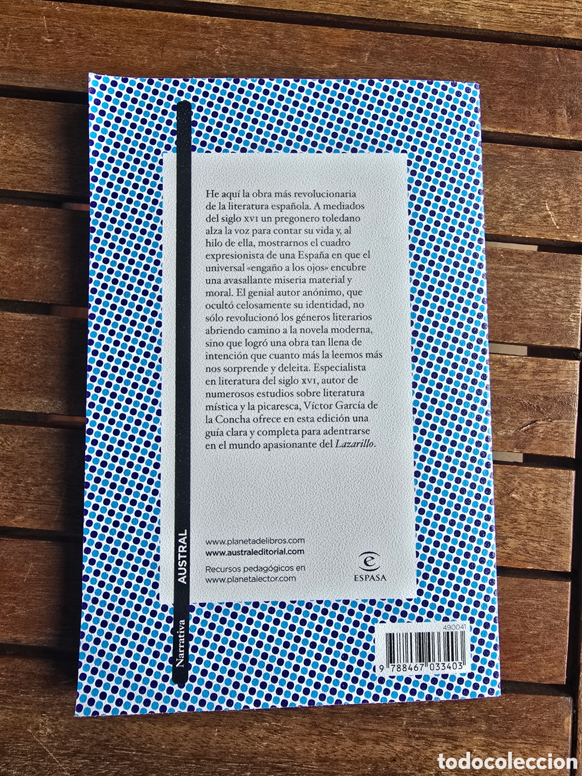 Libros de segunda mano: Lazarillo de Tormes An&oacute;nimo Editorial ESPASA CALPE 2010 austral - Foto 2