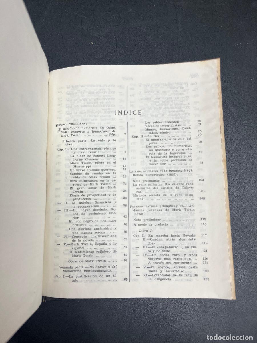 Libros de segunda mano: Novelas Completas I y II. Mark Twain - Foto 2