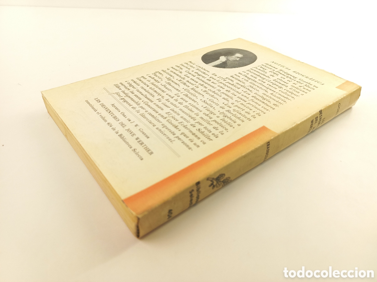Libros de segunda mano: Les desventures del jove Werther. Goethe. Selecta, 1967. Catal&aacute;n. - Foto 4