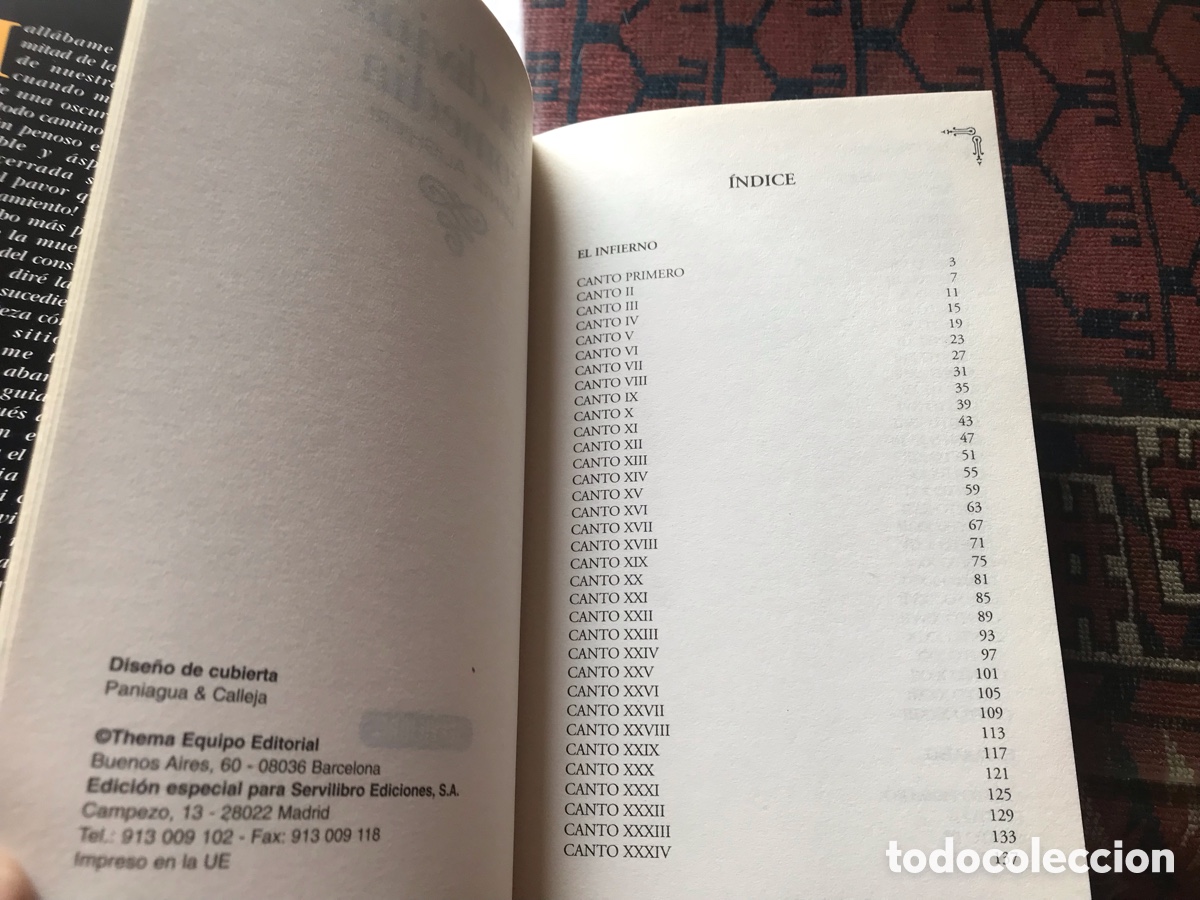 Libros de segunda mano: La divina comedia. Dante Alighieri. Servilibro - Foto 6