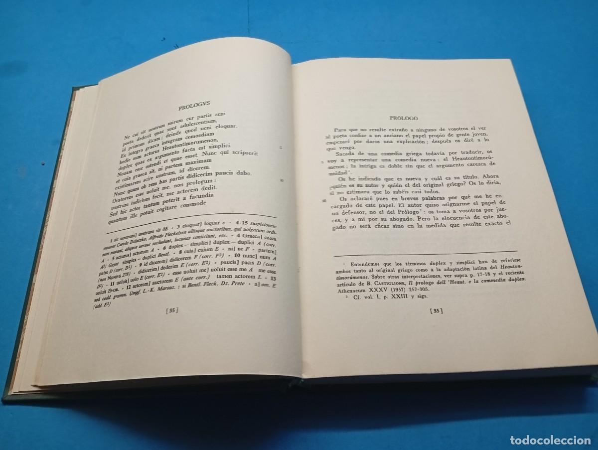 Libros de segunda mano: PUBLIO TERENCIO .- COMEDIAS. 3 TOMOS OBRA COMPLETA. - Foto 6