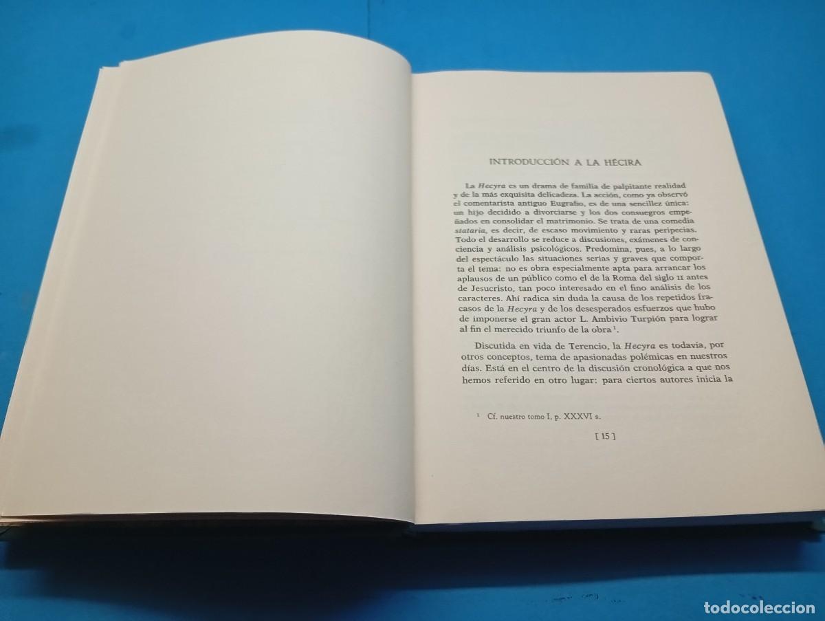 Libros de segunda mano: PUBLIO TERENCIO .- COMEDIAS. 3 TOMOS OBRA COMPLETA. - Foto 11