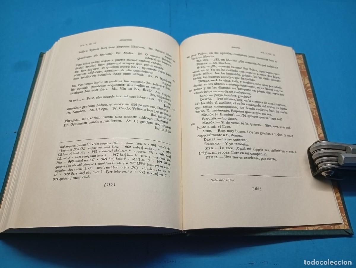 Libros de segunda mano: PUBLIO TERENCIO .- COMEDIAS. 3 TOMOS OBRA COMPLETA. - Foto 14