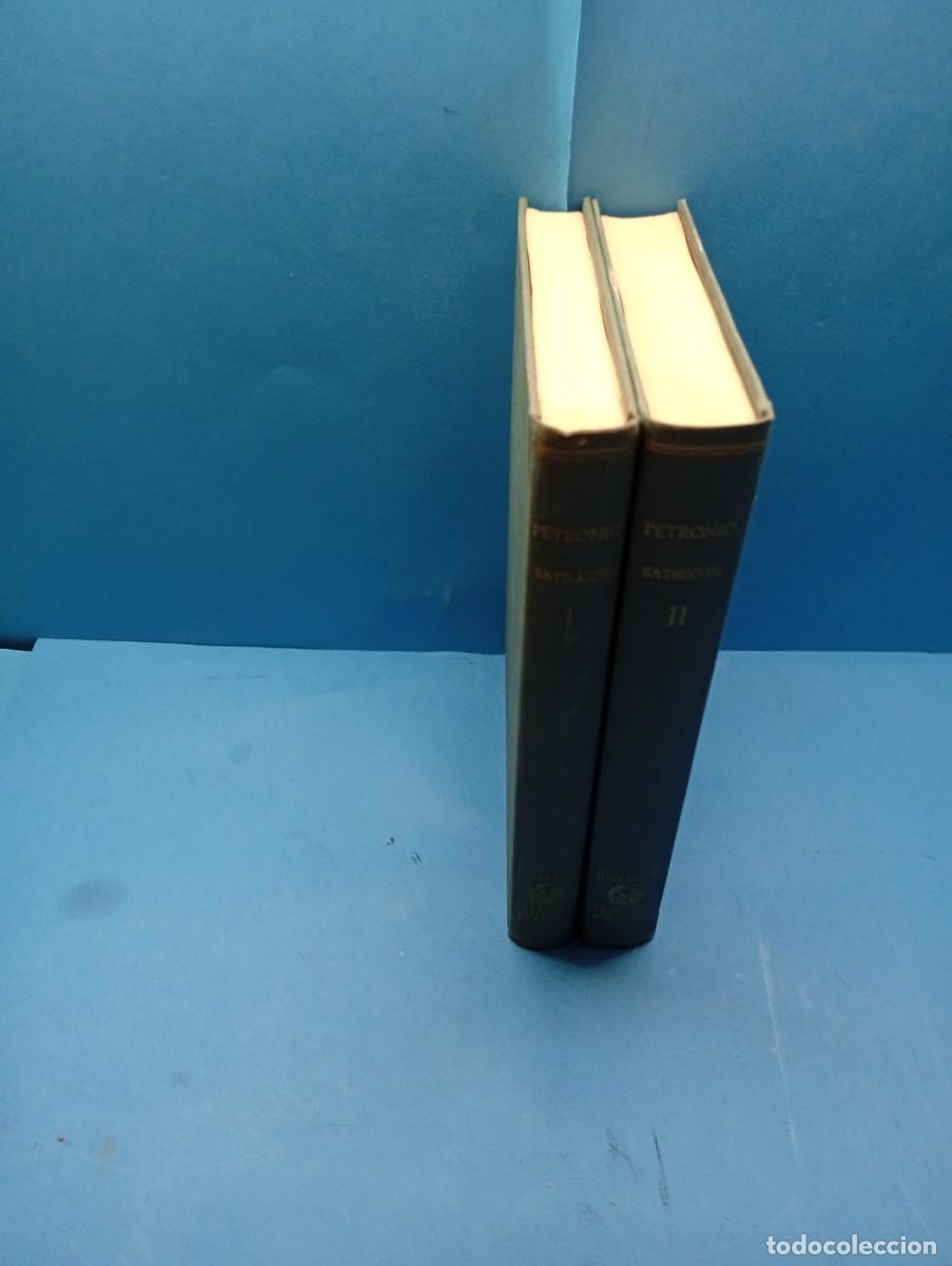 Libros de segunda mano: PETRONIO ARBITRO.-SATIRIC&Oacute;N 2 VOLUMENES. OBRA COMPLETA. - Foto 2