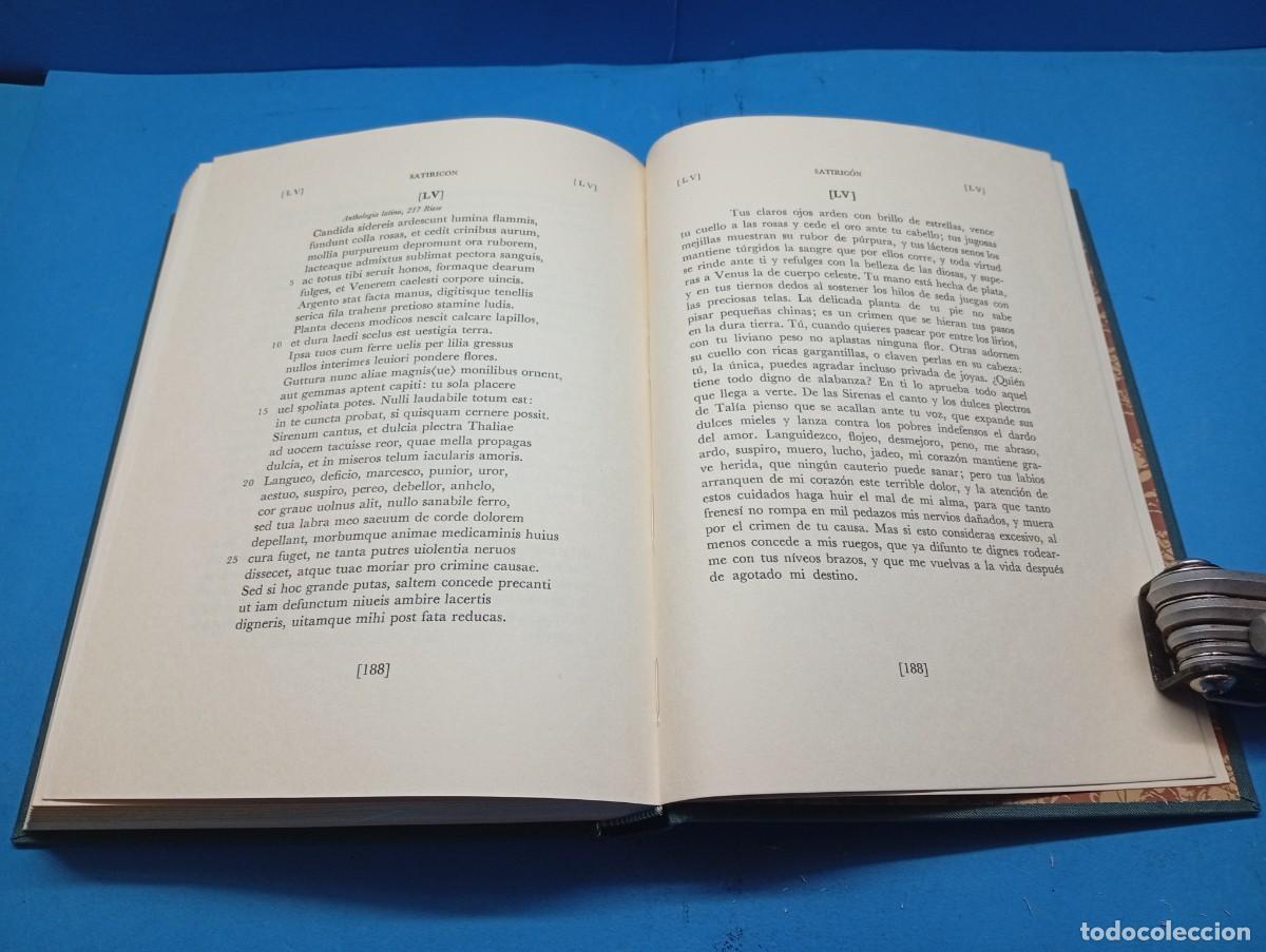 Libros de segunda mano: PETRONIO ARBITRO.-SATIRIC&Oacute;N 2 VOLUMENES. OBRA COMPLETA. - Foto 17