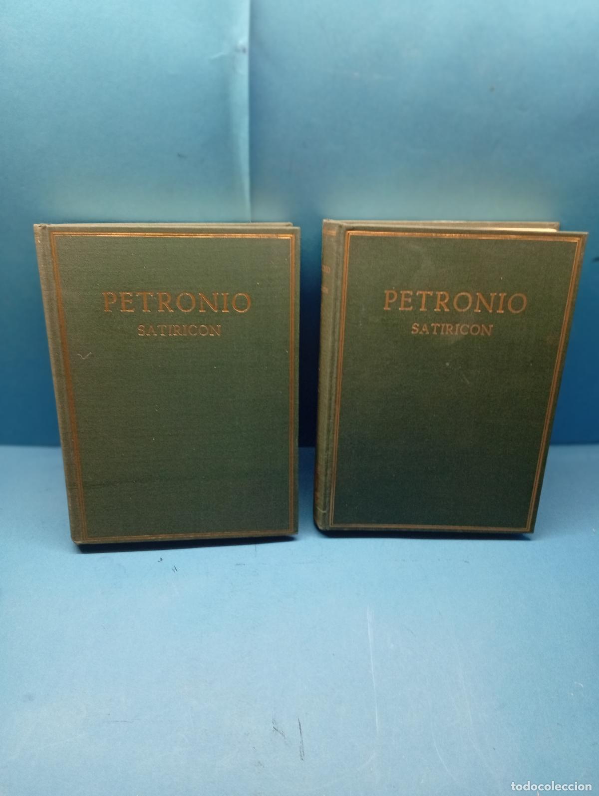 Libros de segunda mano: PETRONIO ARBITRO.-SATIRIC&Oacute;N 2 VOLUMENES. OBRA COMPLETA. - Foto 1