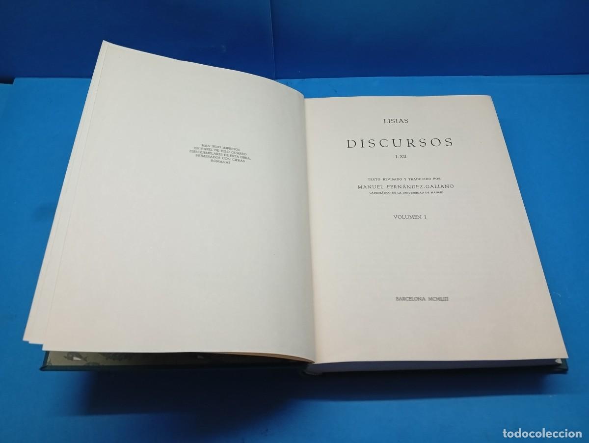 Libros de segunda mano: LISIAS.- DISCURSOS. 2 VOLUMENES. OBRA COMPLETA. - Foto 5