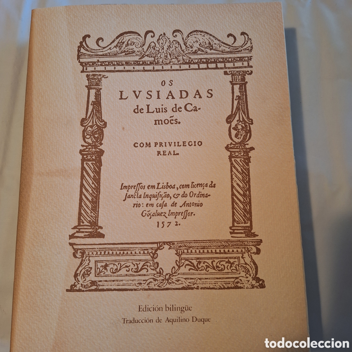 Libros de segunda mano: Os Luisiadas- Luis de Camoes. Edicion bilingue - Foto 1