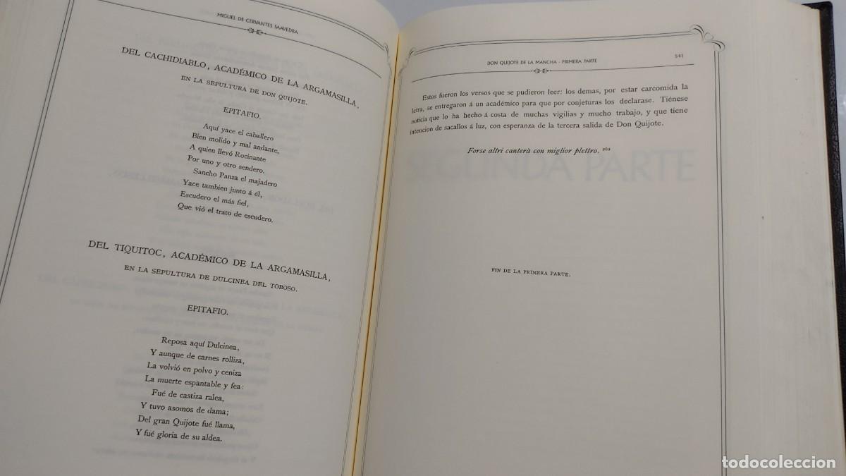 Libros de segunda mano: Libro Don Quijote de la Mancha Edici&oacute;n Numerada - Foto 10