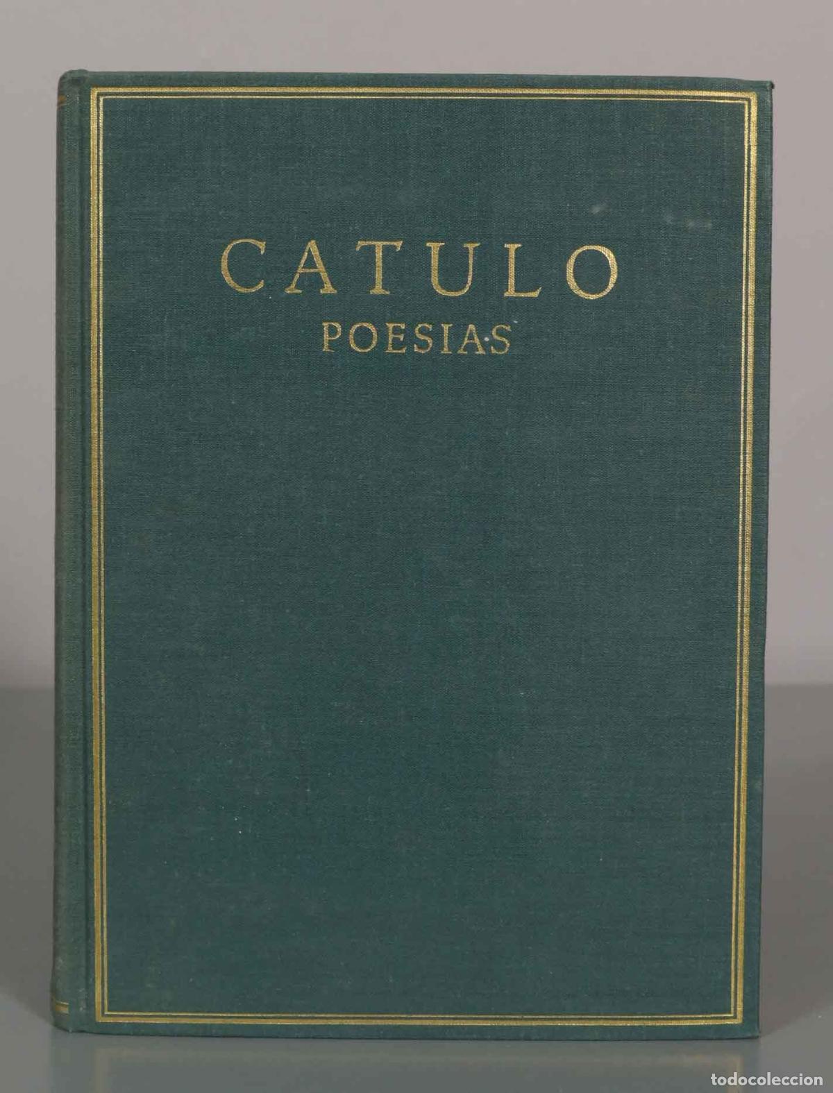 Libros de segunda mano: Cayo Valerio CATULO. POESIAS. - Foto 1