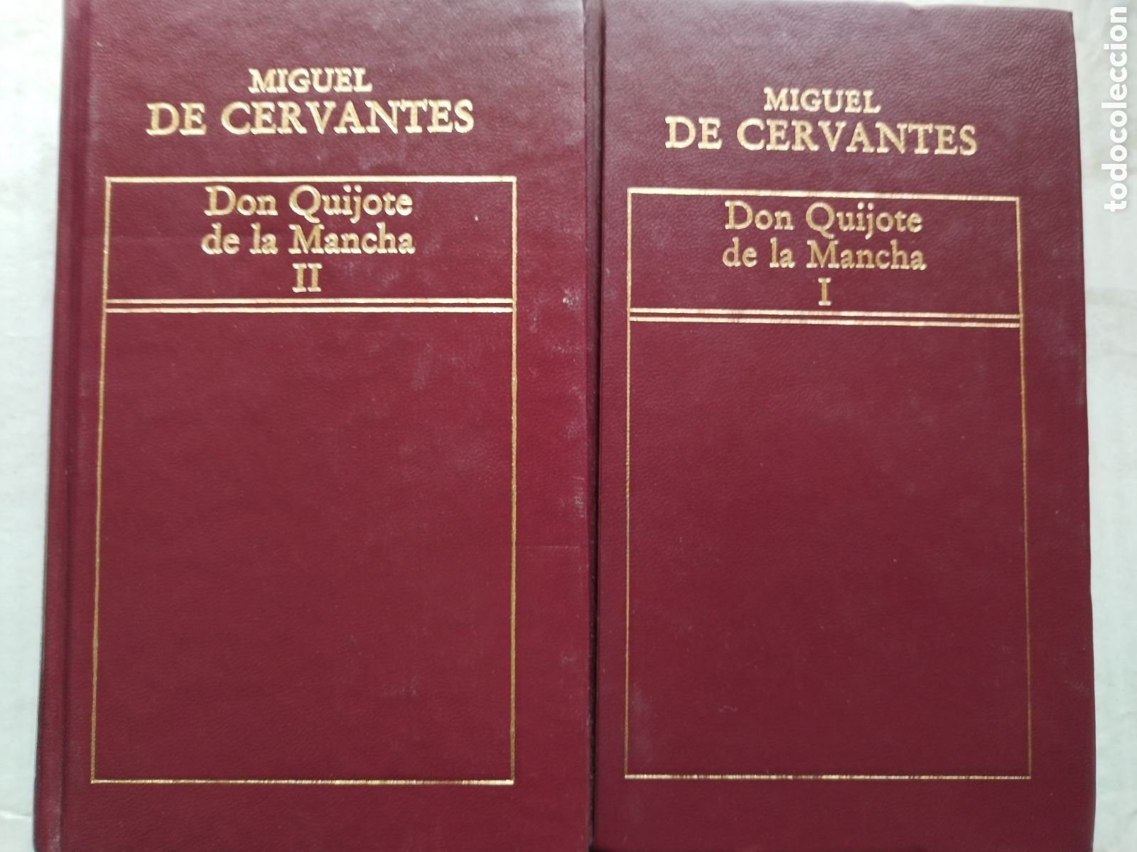 Libros de segunda mano: DON QUIJOTE DE LA MANCHA 2 TOMOS/MIGUEL DE CERVANTES