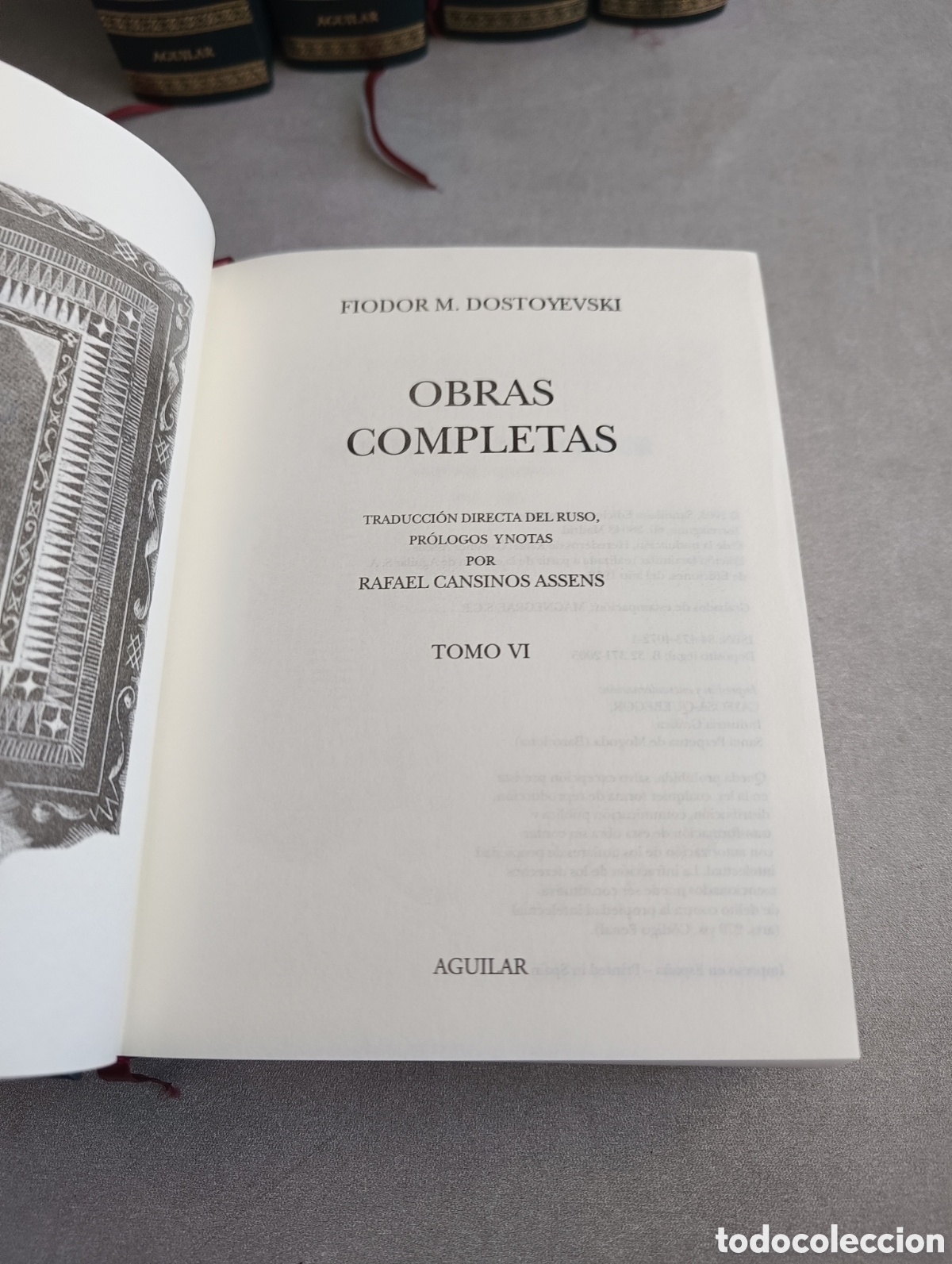 Libros de segunda mano: Dostoyevski. Obras completas. 5 tomo. Aguilar, 2004. - Foto 20