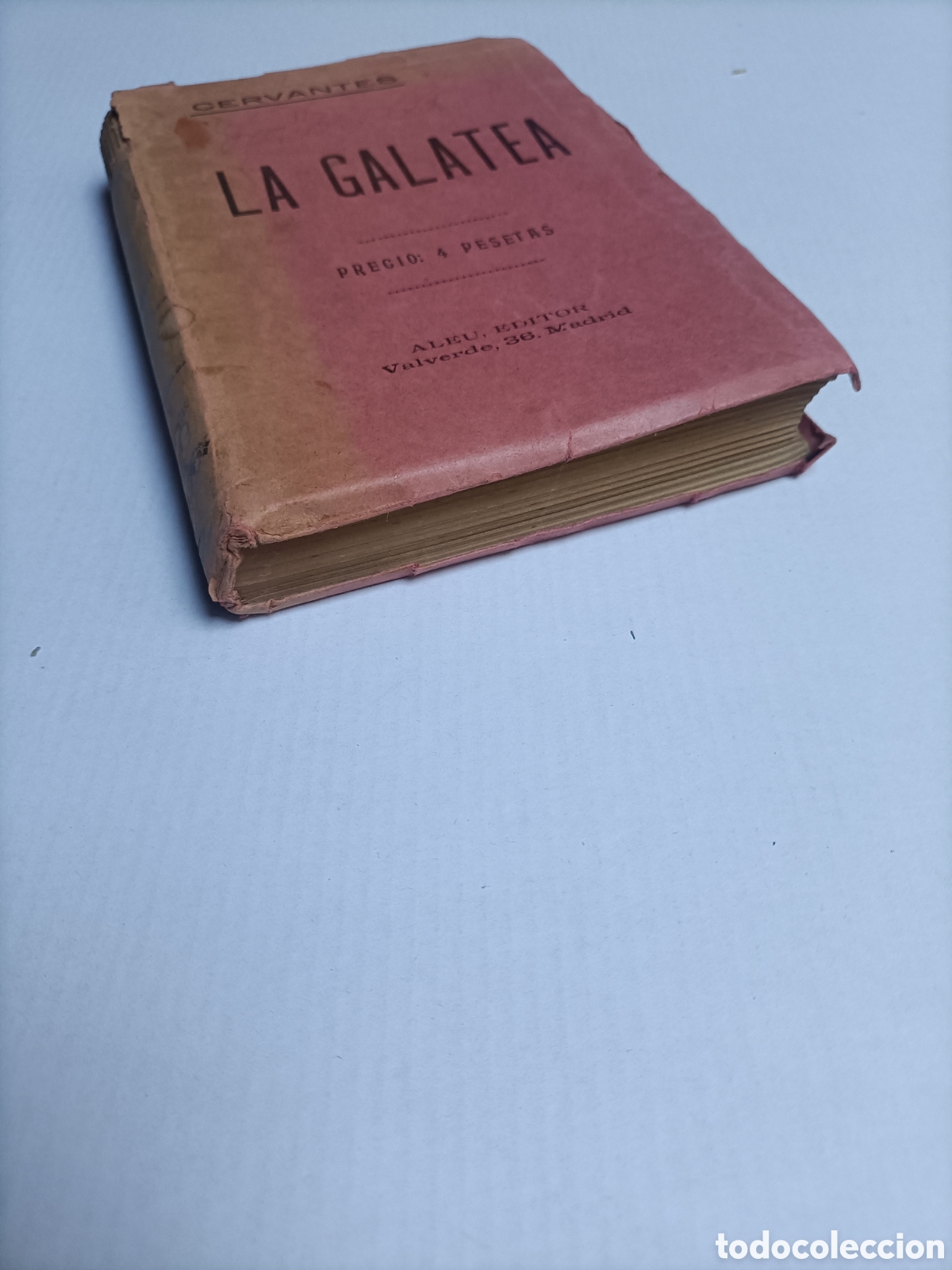 Libros de segunda mano: La Galatea. Novela pastoril Cervantes 1916 - Foto 3