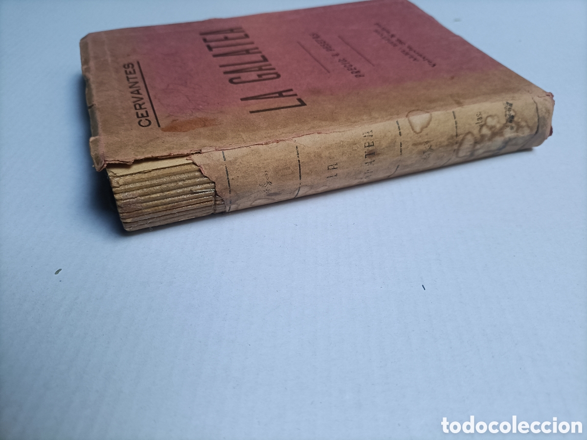 Libros de segunda mano: La Galatea. Novela pastoril Cervantes 1916 - Foto 4