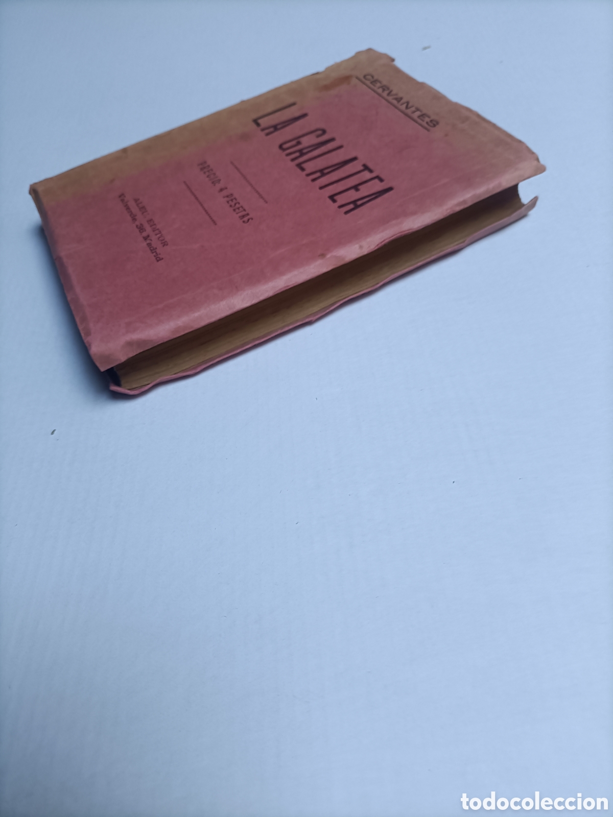 Libros de segunda mano: La Galatea. Novela pastoril Cervantes 1916 - Foto 5