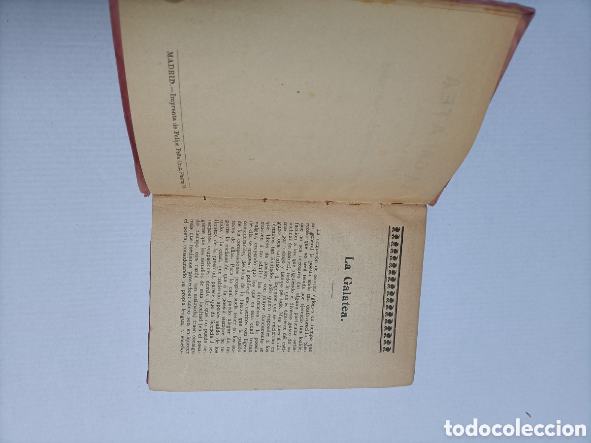 Libros de segunda mano: La Galatea. Novela pastoril Cervantes 1916 - Foto 8