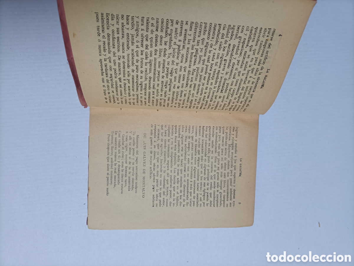 Libros de segunda mano: La Galatea. Novela pastoril Cervantes 1916 - Foto 9