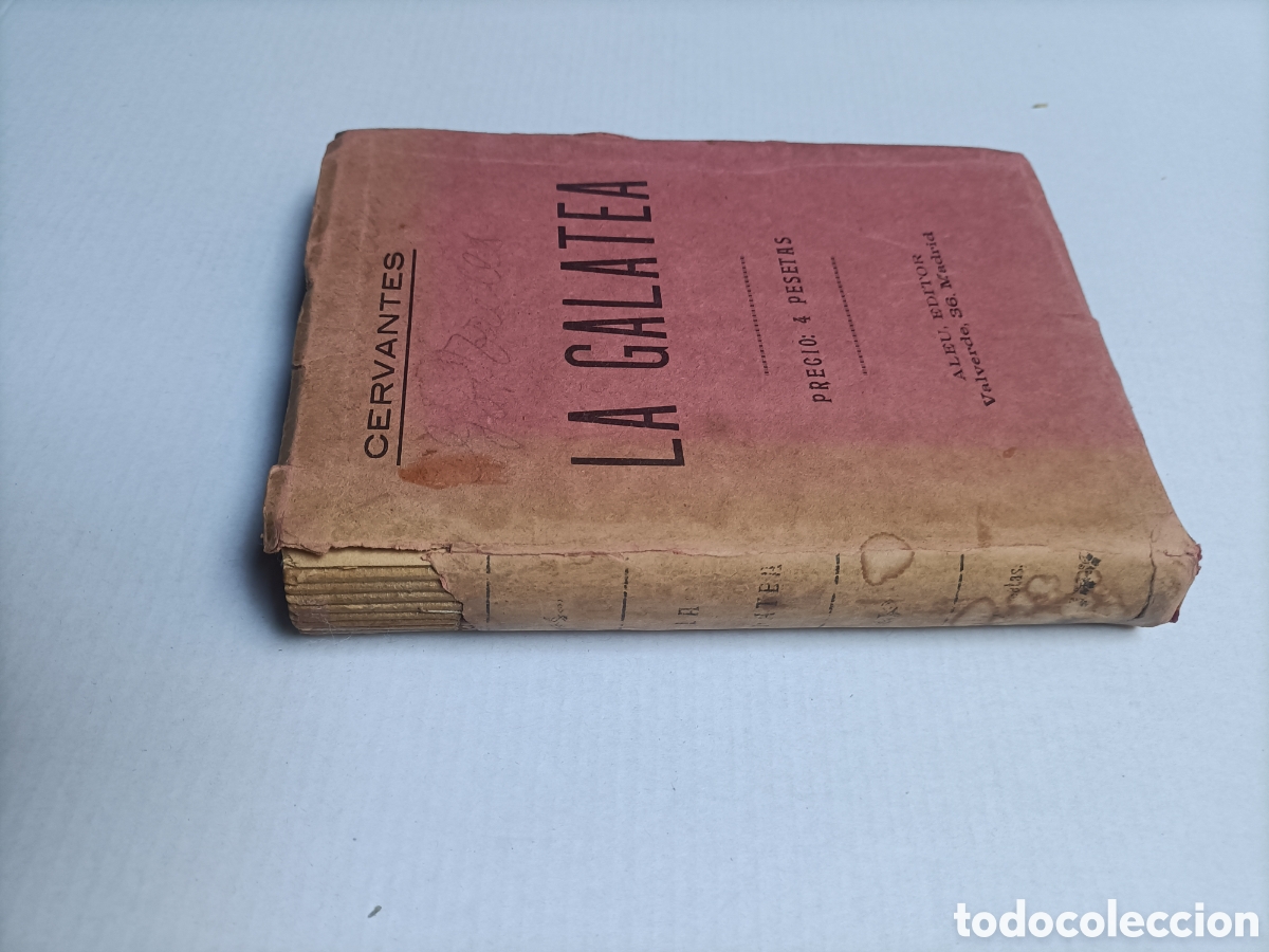 Libros de segunda mano: La Galatea. Novela pastoril Cervantes 1916 - Foto 1