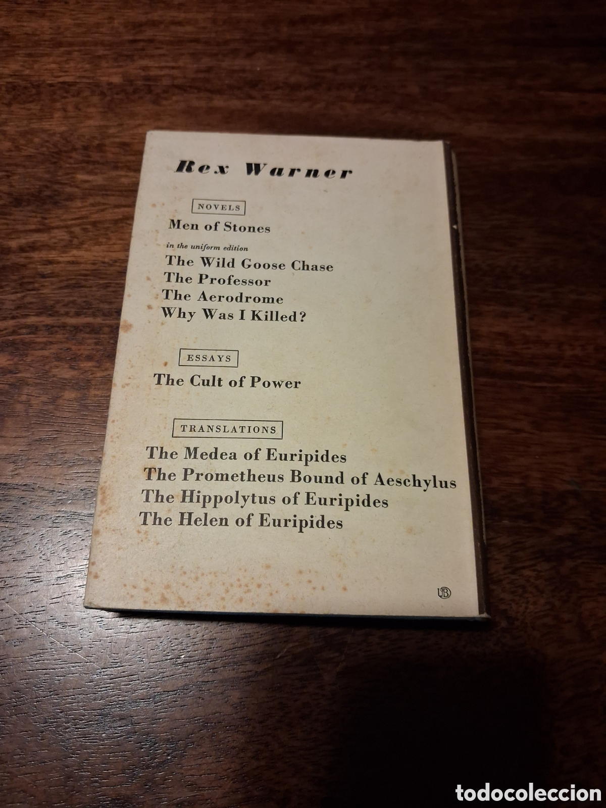 Libros de segunda mano: Escapade: a tale of Average, Rex Warner - Foto 3